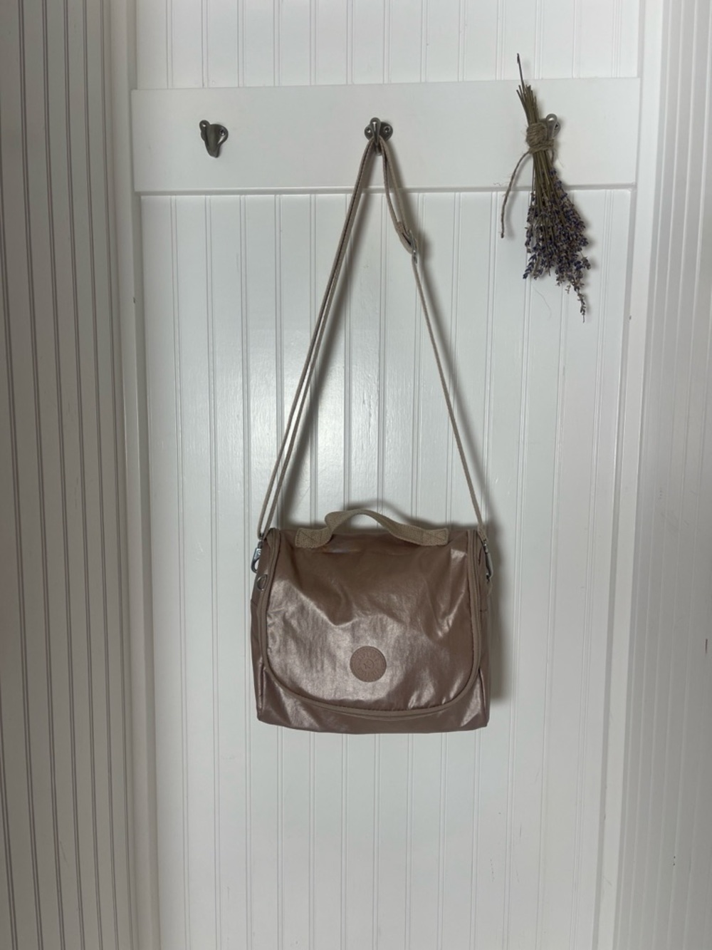 Kipling metallic rose gold  Shoulder Crossbody Bag - Kipling